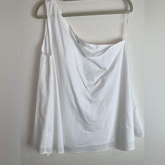 Vanilia: one shoulder top, cotton - Picture 1 of 3